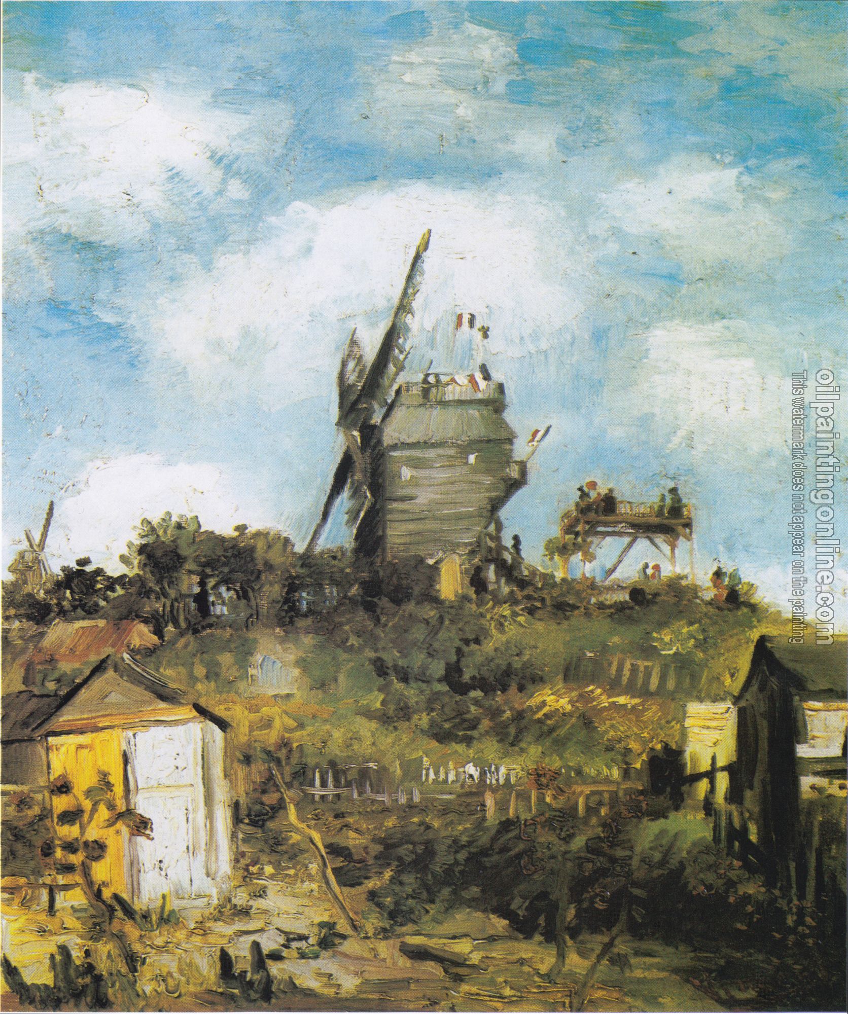 Gogh, Vincent van - The Moulin de Blute-Fin